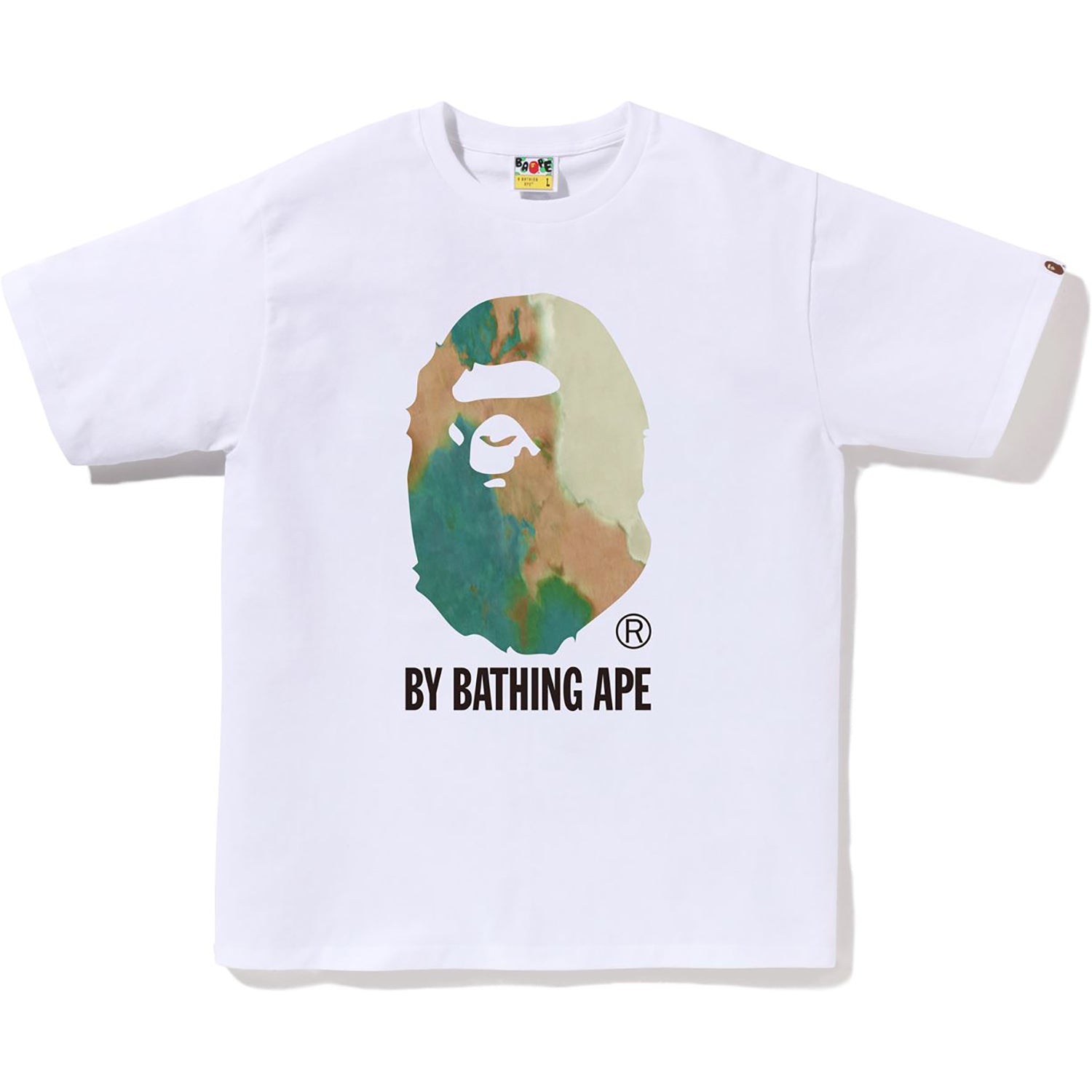 BAPE Tie Dye BY BATHING APE Tee Men's USA Regular Fit Cotton T
