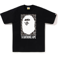 LUX SPORT PATTERN BOX APE HEAD TEE MENS