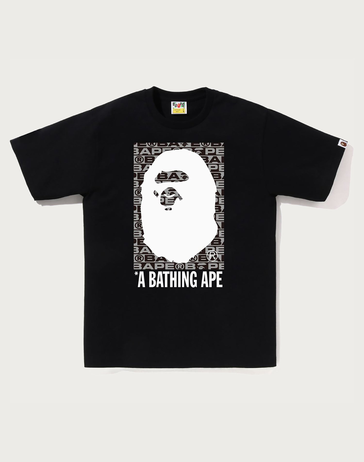 LUX SPORT PATTERN BOX APE HEAD TEE - Men's Designer T-Shirt | BAPE