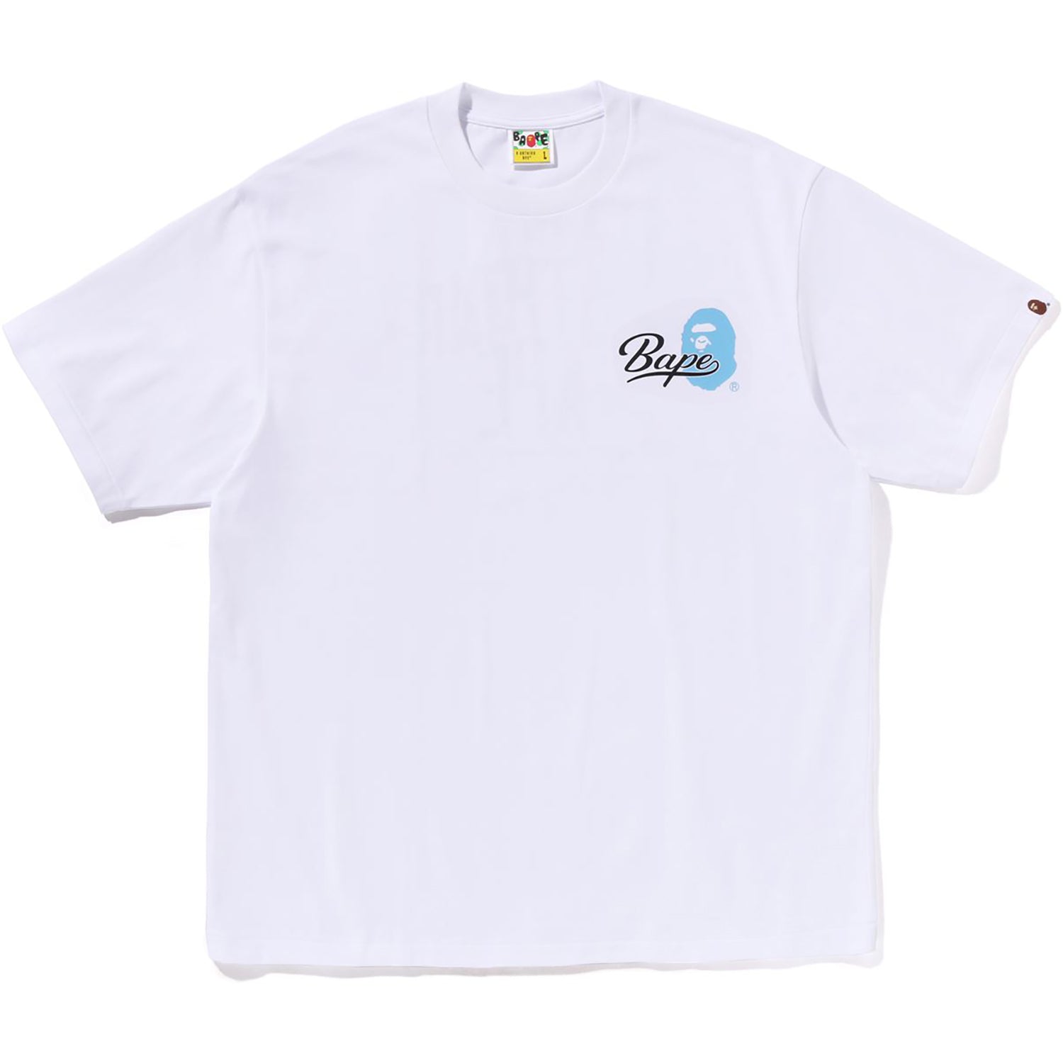 CURSIVE COLLEGE LOGO RELAXED FIT TEE MENS – us.bape.com