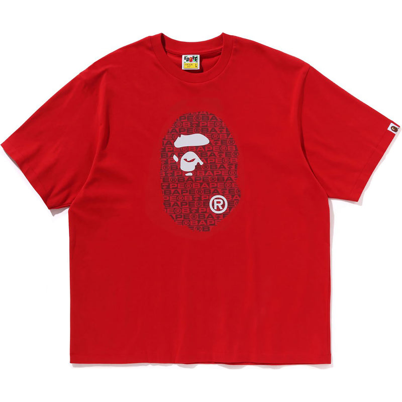 LUX SPORT PATTERN APE HEAD RELAXED FIT TEE MENS