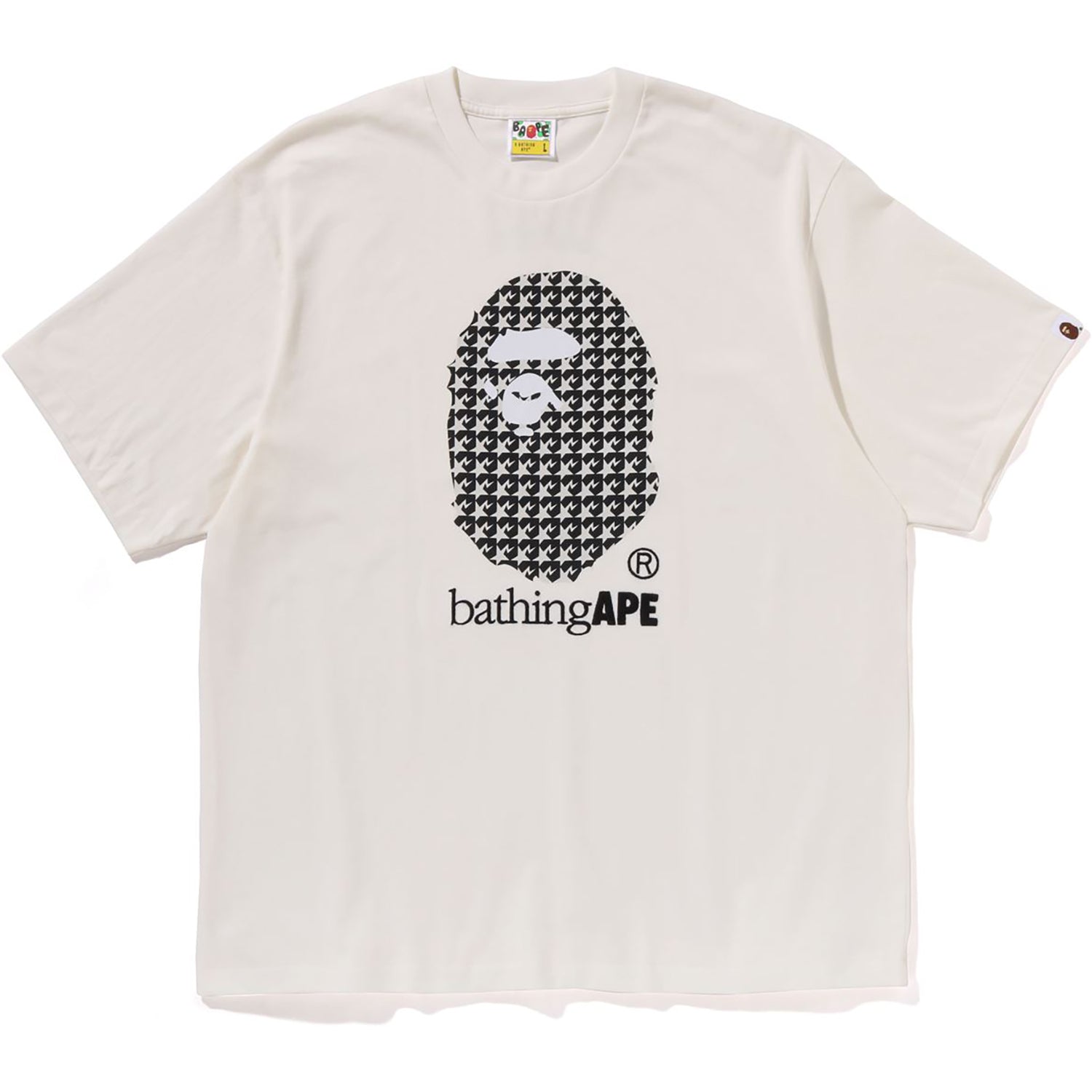 STA HOUNDSTOOTH BY BATHING APE RELAXED FIT TEE MENS – us