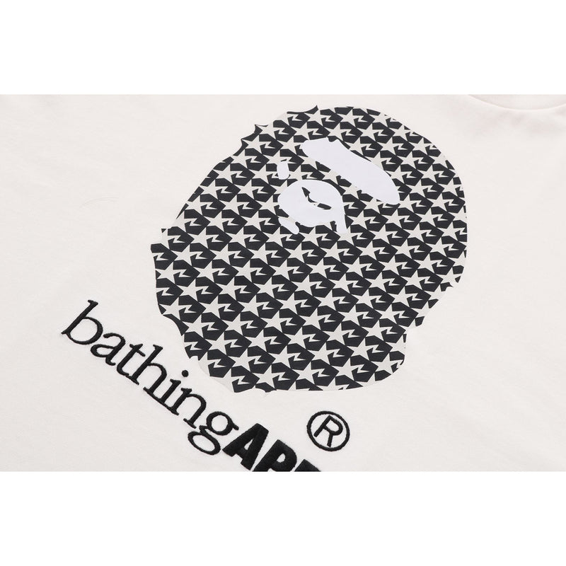 STA HOUNDSTOOTH BY BATHING APE RELAXED FIT TEE MENS