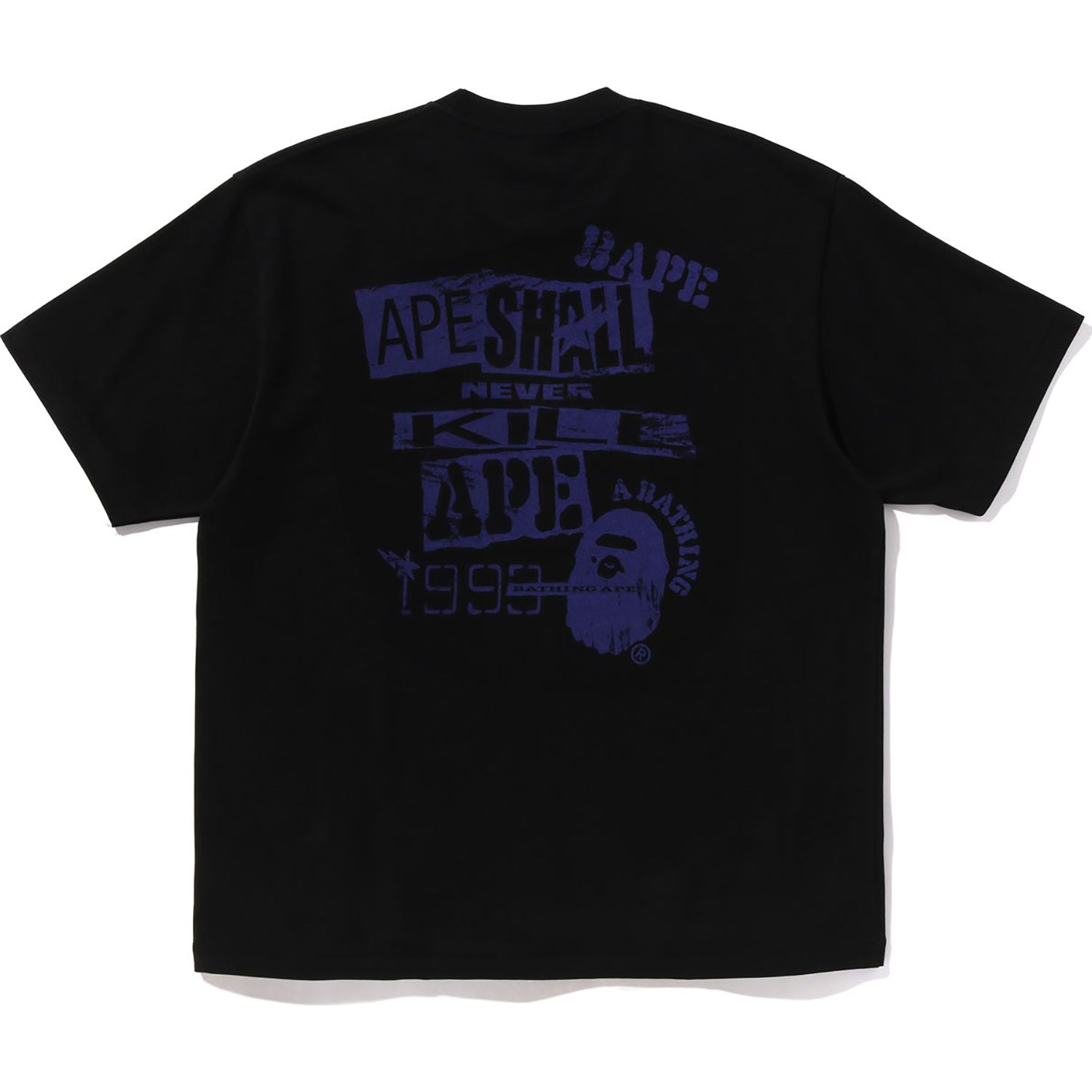 Bape Men s Relaxed Fit Stencil T Shirt