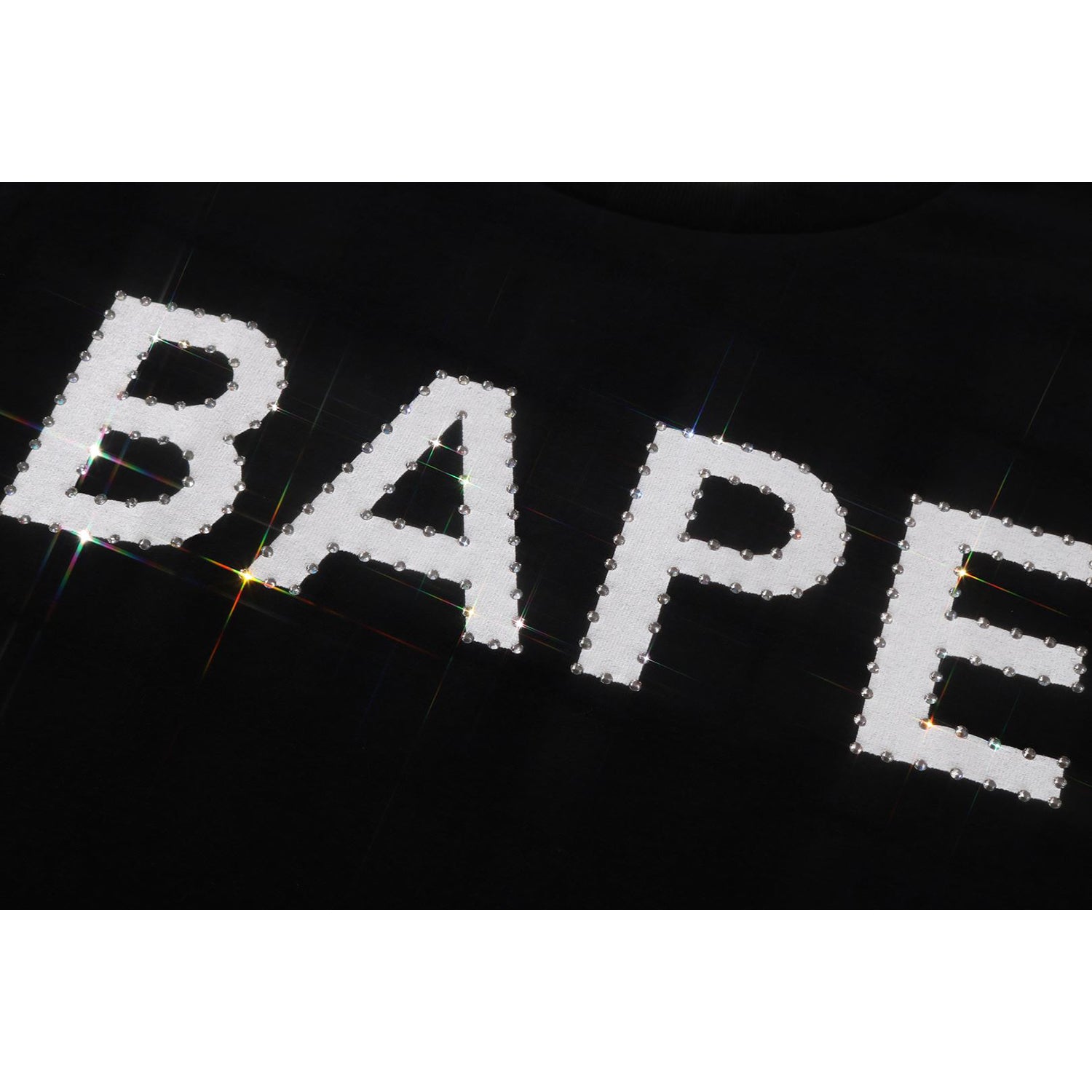 A Bathing Ape Crystal Stone Bape Tee Bape Official Website Black M