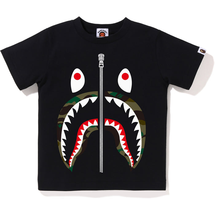 1ST CAMO SHARK TEE KIDS