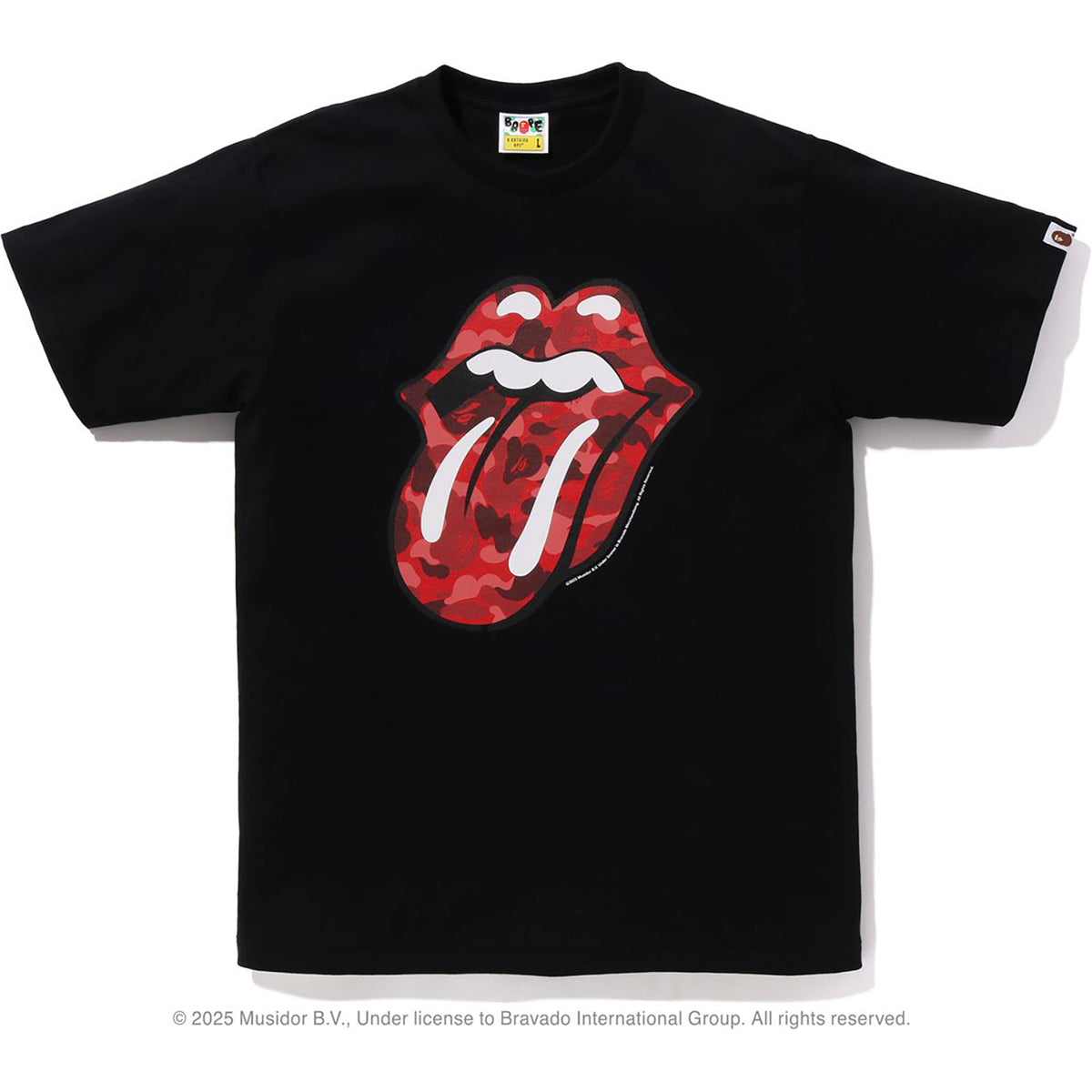 BAPE X ROLLING STONES - TEE MENS