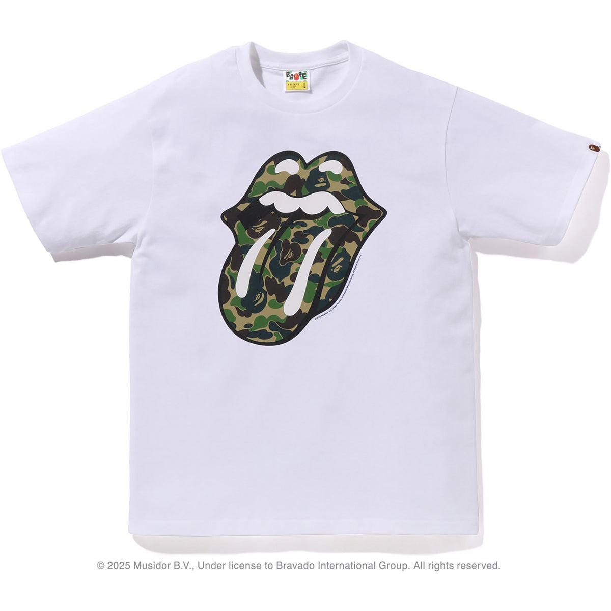 BAPE X ROLLING STONES - TEE MENS