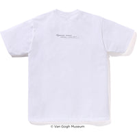 BAPE X VAN GOGH MUSEUM - APE HEAD CANVAS ART TEE MENS