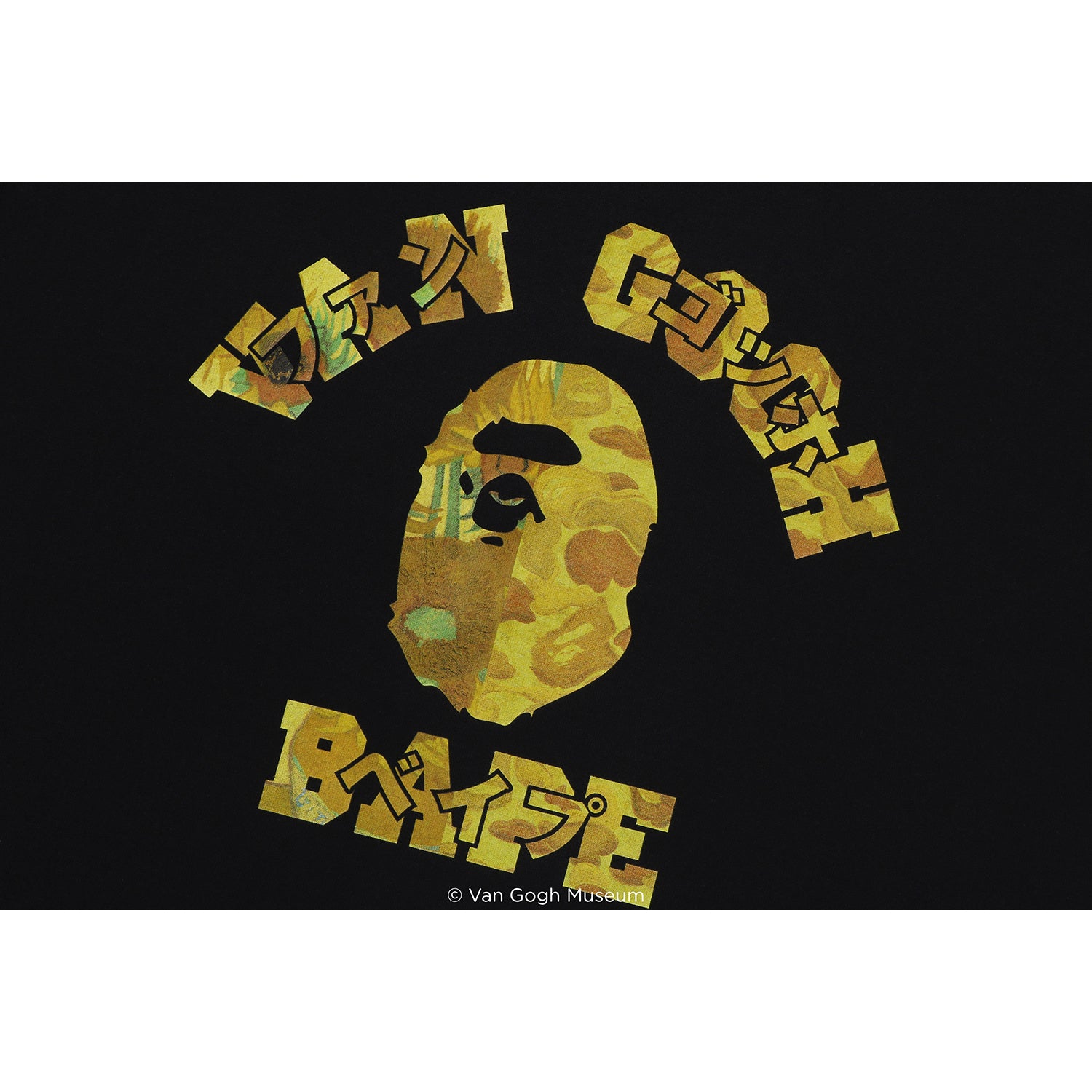 BAPE X VAN GOGH MUSEUM - COLLEGE TEE MENS – us.bape.com