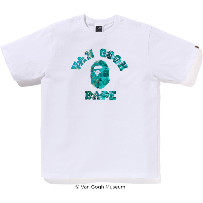 BAPE X VAN GOGH MUSEUM - COLLEGE TEE MENS
