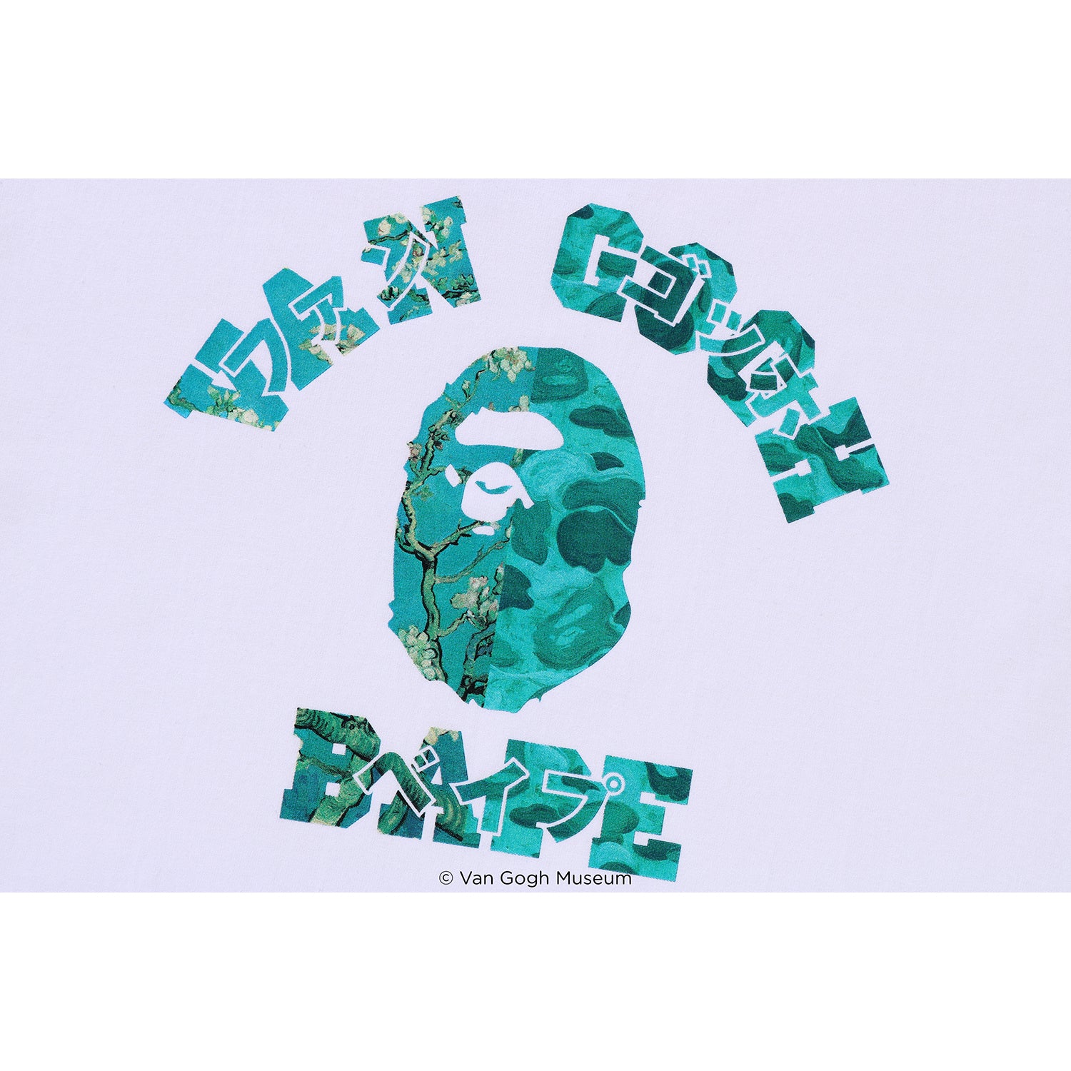 A BATHING APE®︎ × Van Gogh Museum Lサイズ A BATHING APE BAPE x VAN GOGH MUSEUM L/S TEE – happyjagabee