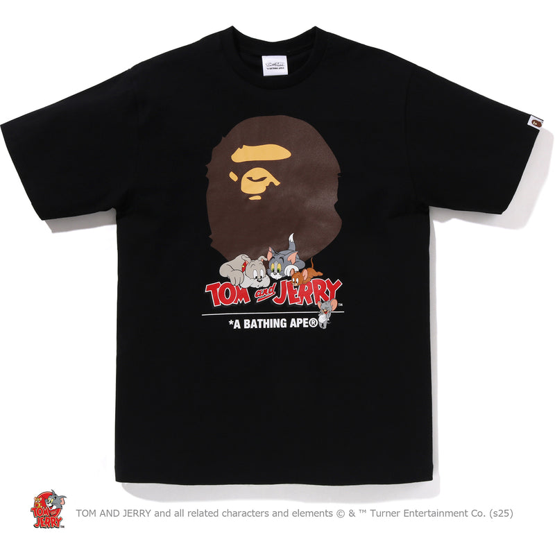 BAPE X TOM AND JERRY 85TH -  APE HEAD TEE #2 MENS