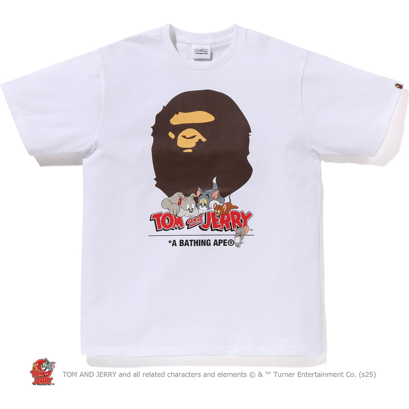 BAPE X TOM AND JERRY 85TH -  APE HEAD TEE #2 MENS