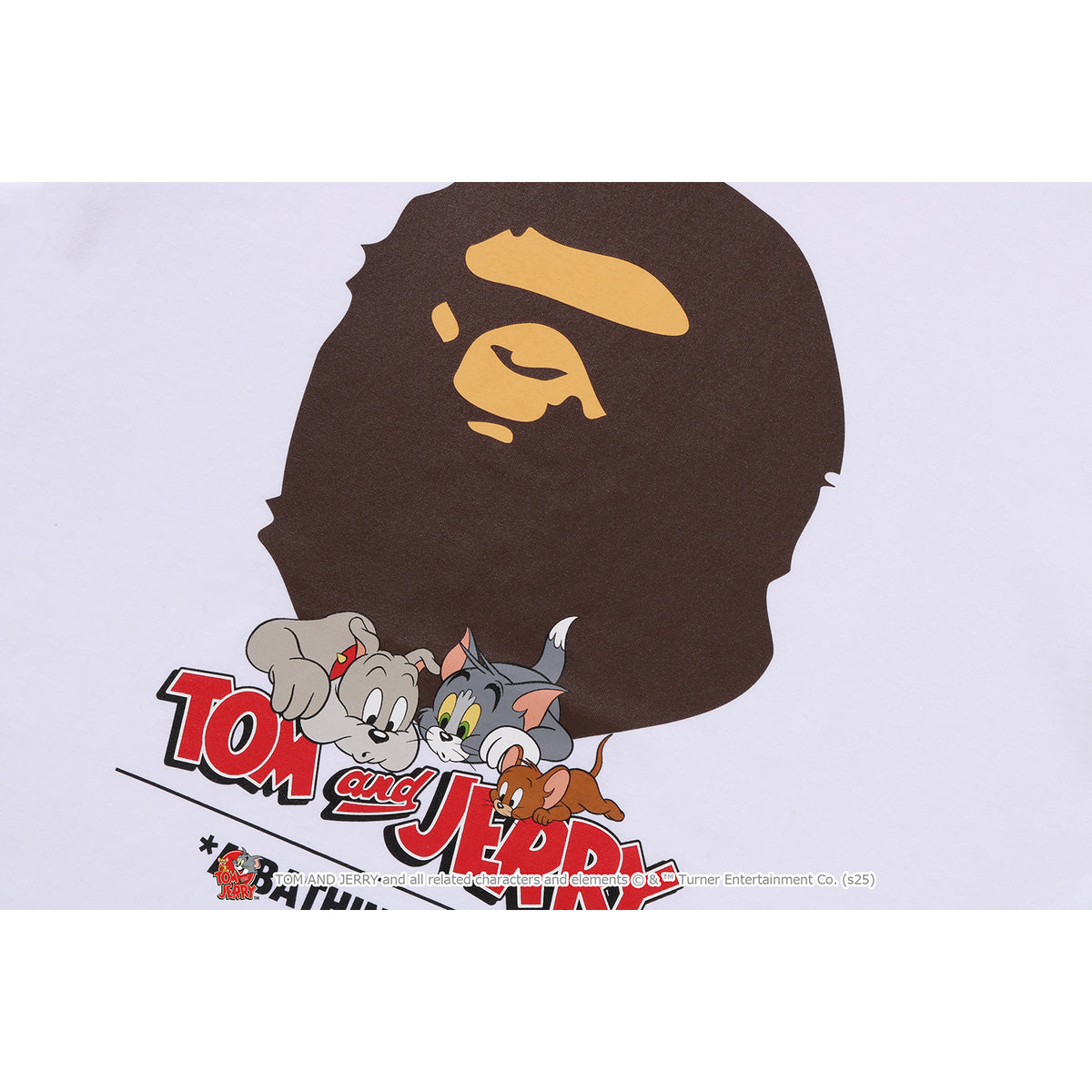 BAPE X TOM AND JERRY 85TH -  APE HEAD TEE #2 MENS