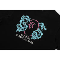 BAPE X 88RISING NEON LOGO RELAXED FIT TEE MENS