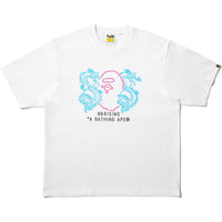 BAPE X 88RISING NEON LOGO RELAXED FIT TEE MENS
