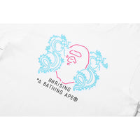 BAPE X 88RISING NEON LOGO RELAXED FIT TEE MENS