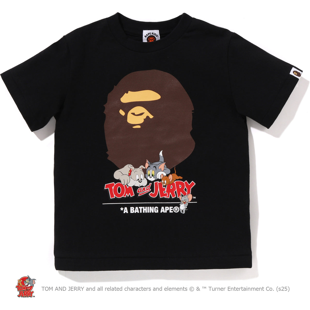 BAPE X TOM AND JERRY 85TH -  APE HEAD TEE #2 KIDS