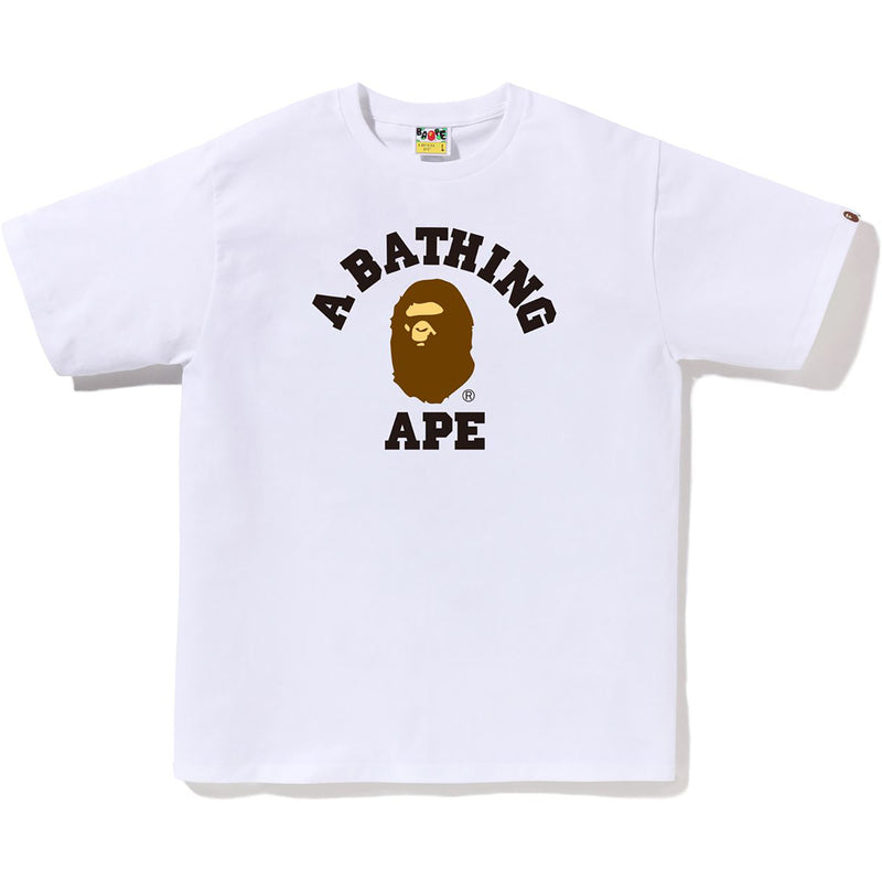 BAPE Mens Cotton Classic Ape Head College T-Shirt – Iconic Streetwear – us. bape.com BAPE Mens Cotton Classic Ape Head College T-Shirt – Iconic Streetwear – us. bape.com
