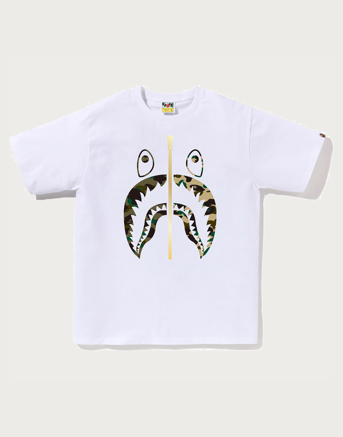 1ST CAMO SEPARATE SHARK TEE MENS – us.bape.com
