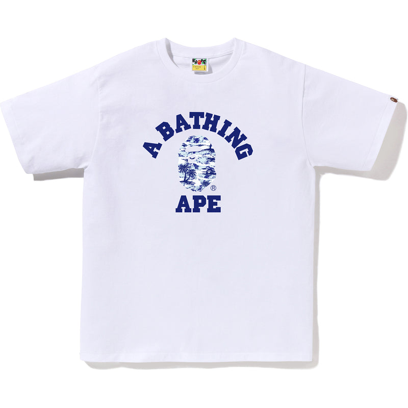 PALM TREE CAMO COLLEGE TEE MENS