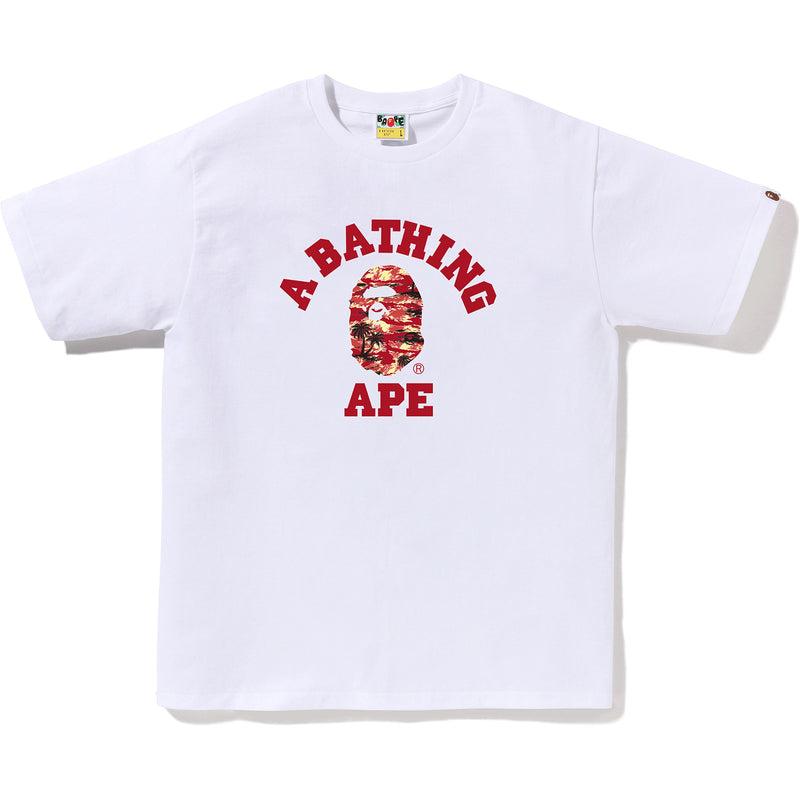 PALM TREE CAMO COLLEGE TEE MENS