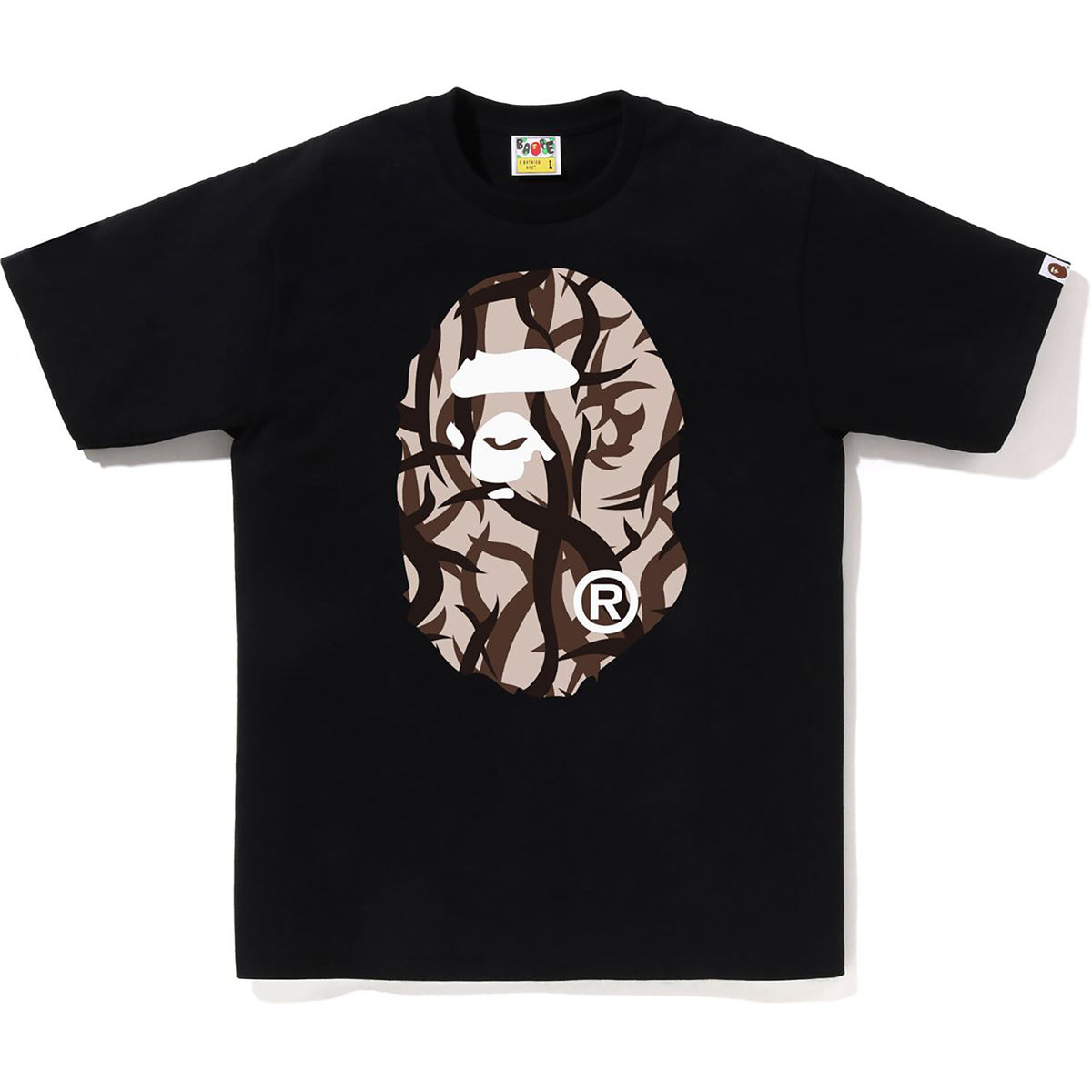 TRIAL CAMO BIG APE HEAD TEE MENS