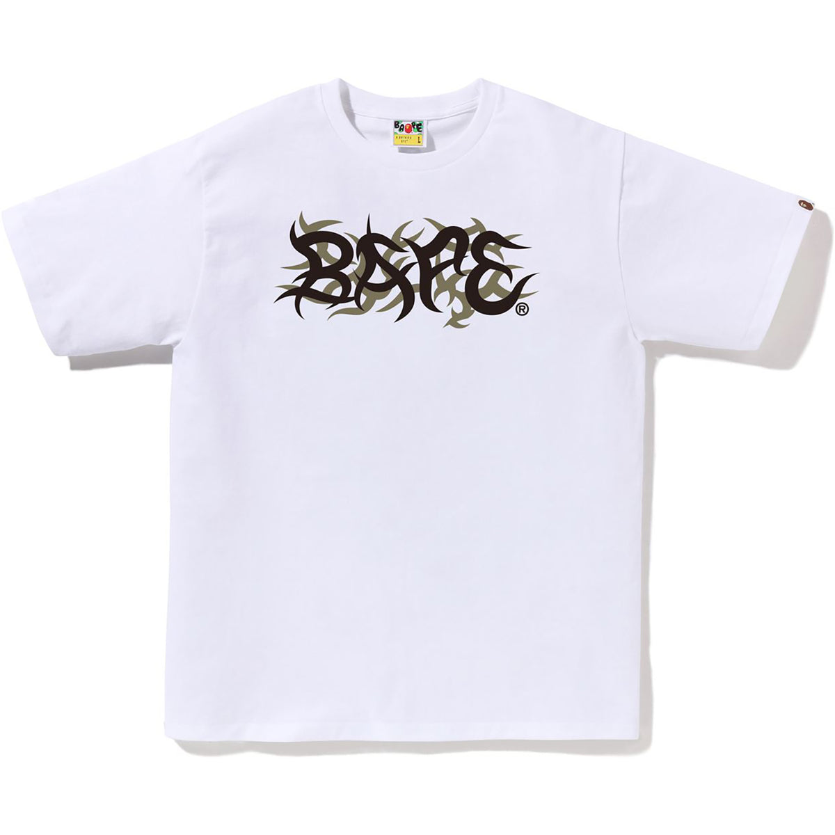 TRIAL CAMO BAPE LOGO TEE MENS