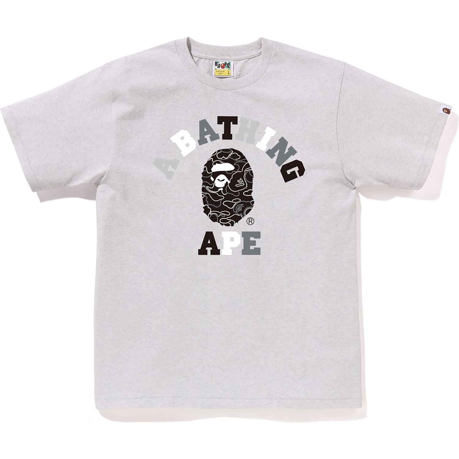 NEW【A BATHING APE】NEON CAMO COLLEGE TEE A BATHING APE® Neon Camo College Tee | Bape official website