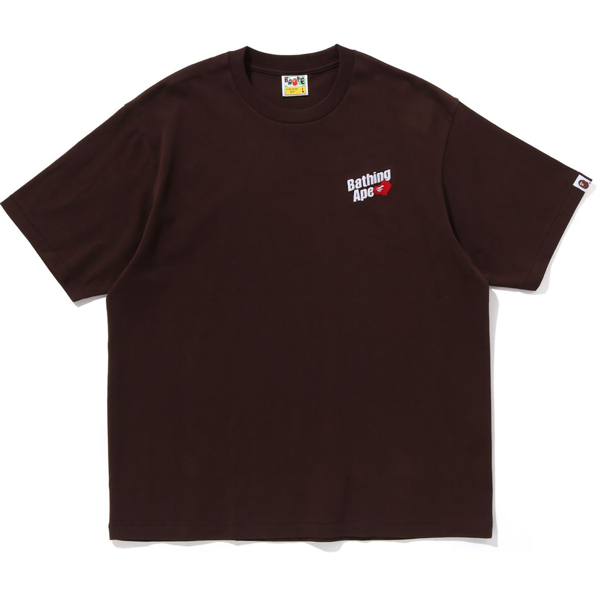 BATHING APE LOGO RELAXED FIT TEE MENS