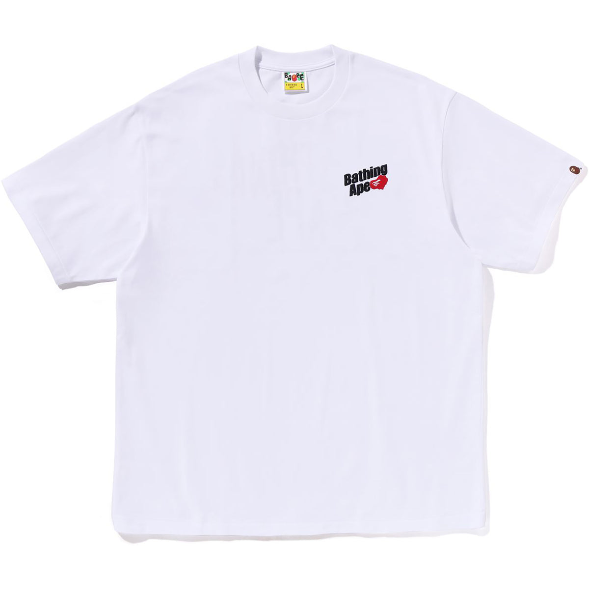 BATHING APE LOGO RELAXED FIT TEE MENS