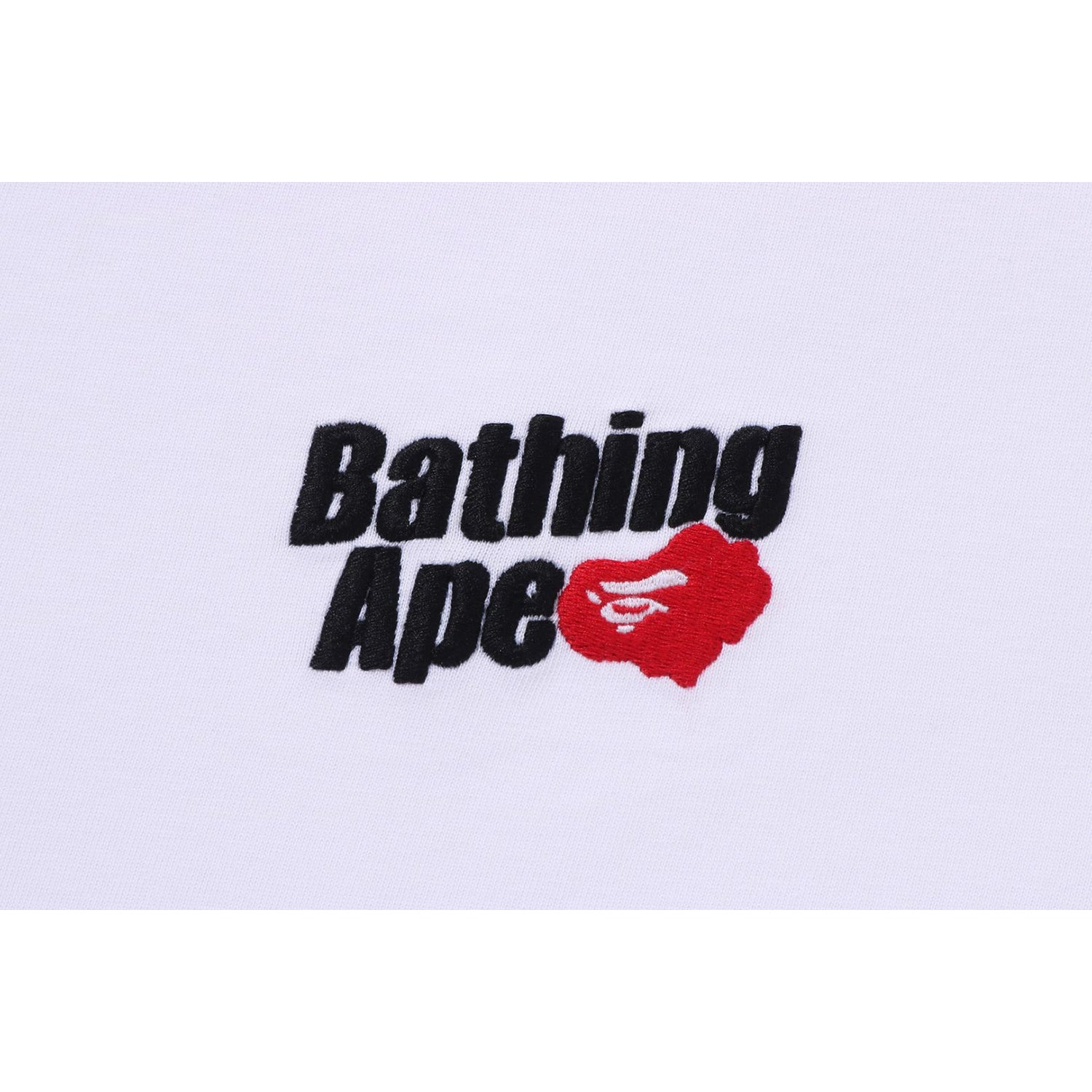 BAPE Mens A Bathing Ape Logo Relaxed Fit Tee – 100% Cotton Casual