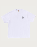 BAPE MENS ONE POINT APE HEAD COLLEGE RELAXED FIT T-SHIRT