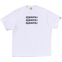 BAPE PIN LOGO RELAXED FIT TEE MENS