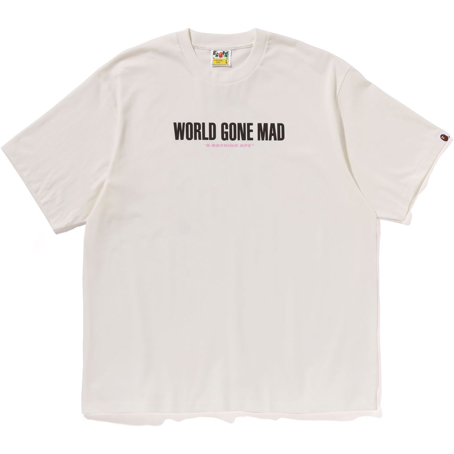 人気ブランド!!【A BATHING APE】SLOGAN RELAXED FIT TEE A BATHING APE® Slogan Relaxed Fit Tee | Bape official