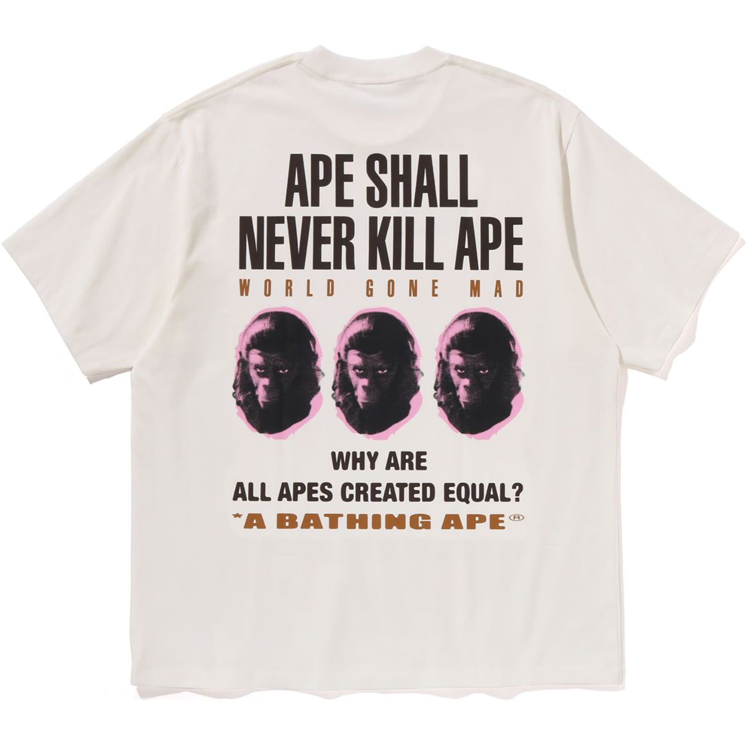国内配送★A BATHING APE★SLOGAN RELAXED FIT TEE 3色 ?media_id=3556957222135585616