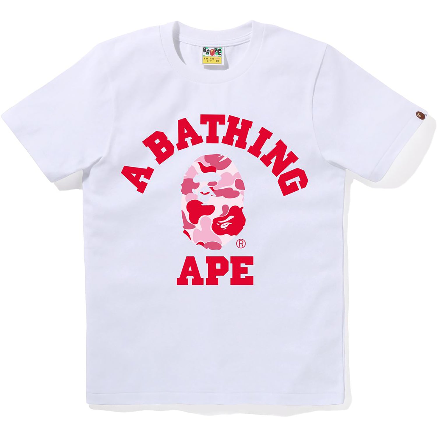 A BATHING APE® Abc Camo College Tee | Bape official website