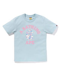 PALM TREE CAMO COLLEGE TEE LADIES