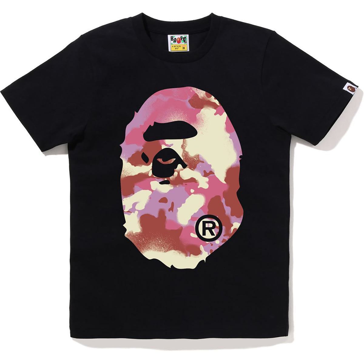 MAP CAMO BIG APE HEAD TEE LADIES