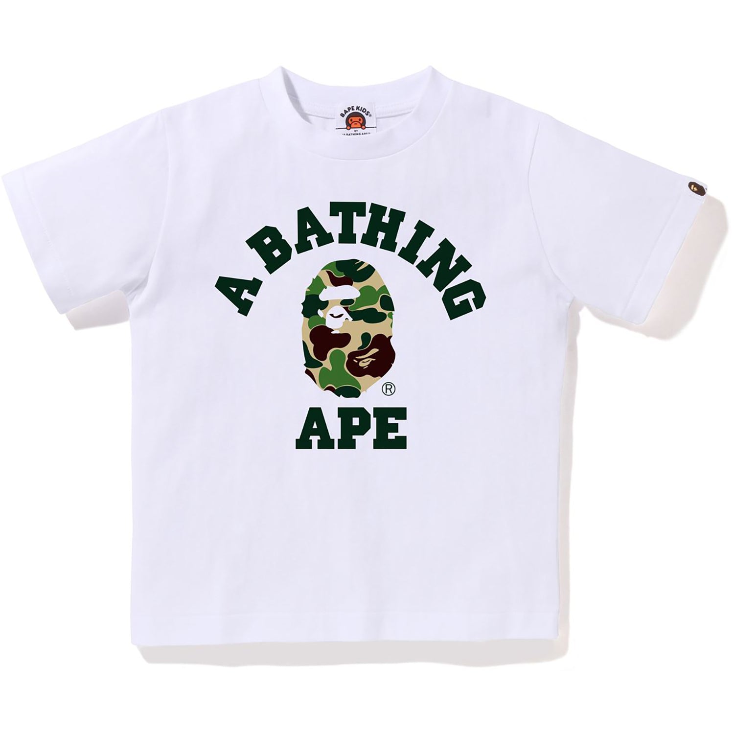 ABC CAMO COLLEGE TEE KIDS – us.bape.com
