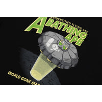 APE HEAD UFO ON MOON TEE MENS