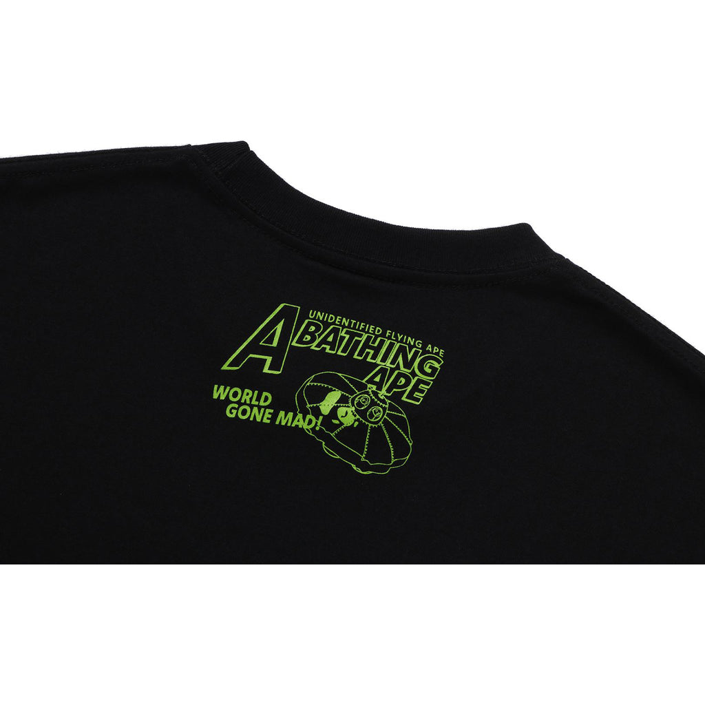 APE HEAD UFO ON MOON TEE MENS