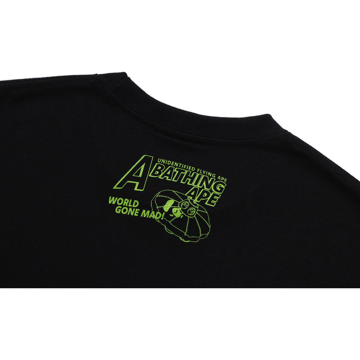 APE HEAD UFO ON MOON TEE MENS