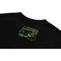 APE HEAD UFO ON MOON TEE MENS