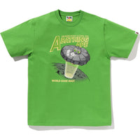 APE HEAD UFO ON MOON TEE MENS