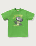 APE HEAD UFO ON MOON TEE MENS