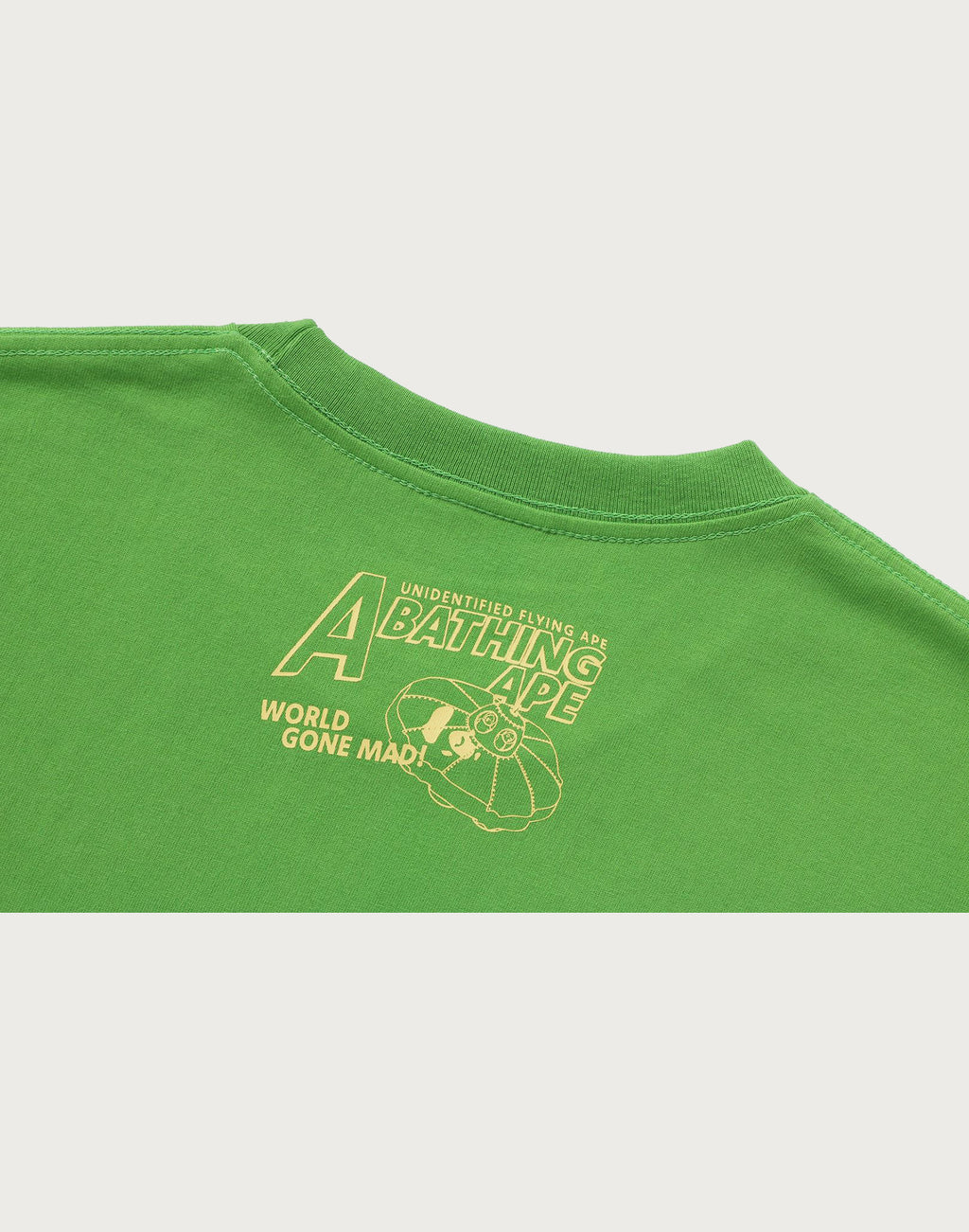 APE HEAD UFO ON MOON TEE MENS