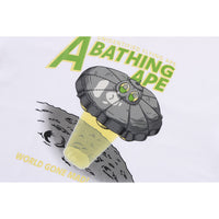 APE HEAD UFO ON MOON TEE MENS