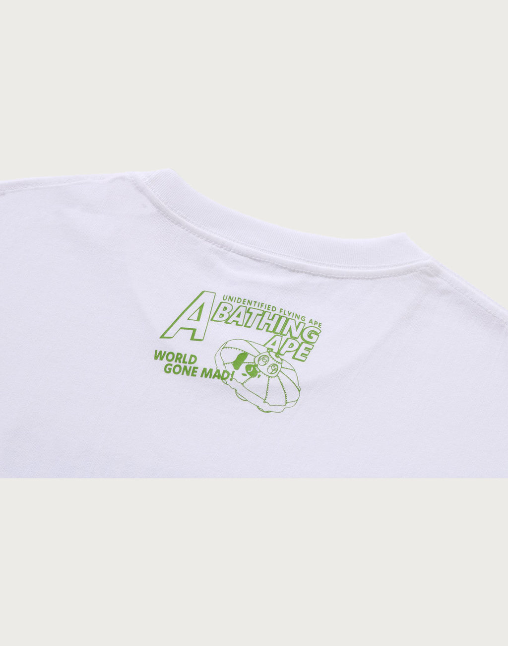 APE HEAD UFO ON MOON TEE MENS
